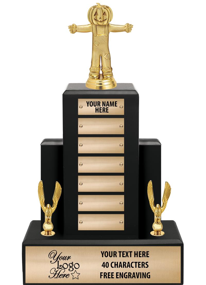 15.75" BLACK WOOD PPTL TROPHY