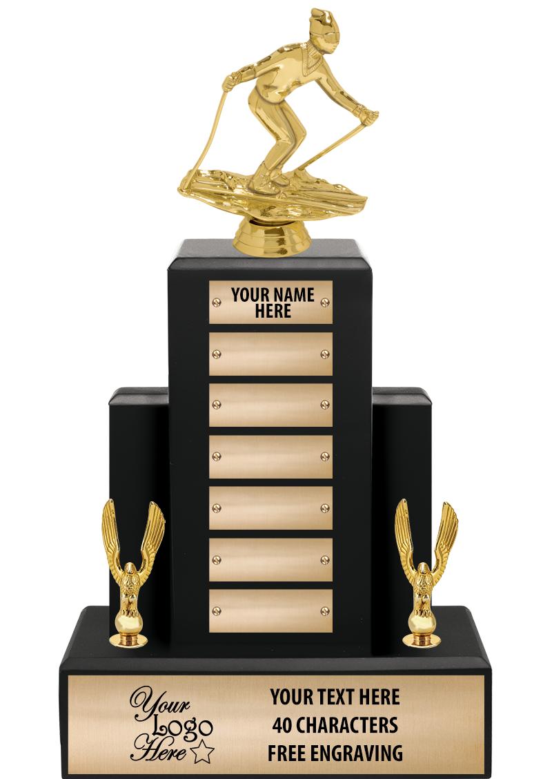 15.75" BLACK WOOD PPTL TROPHY