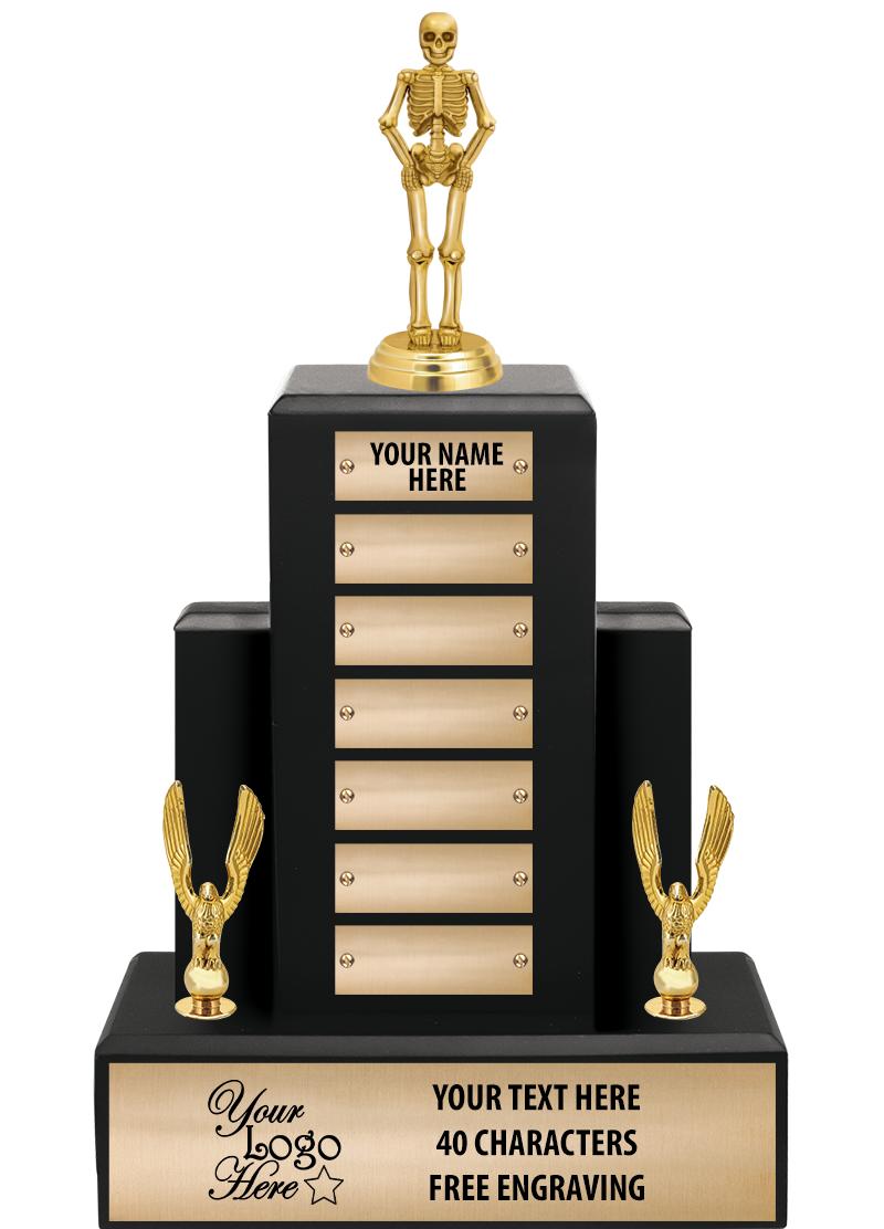 15.75" BLACK WOOD PPTL TROPHY