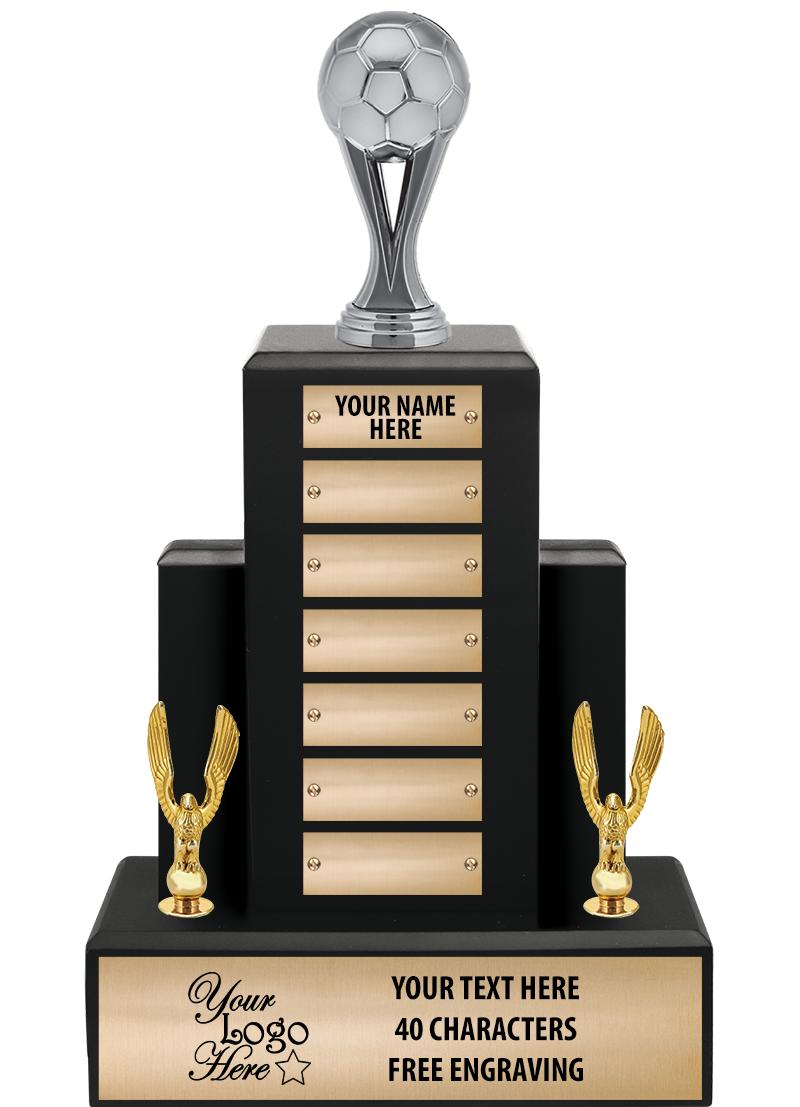 15.75" BLACK WOOD PPTL TROPHY