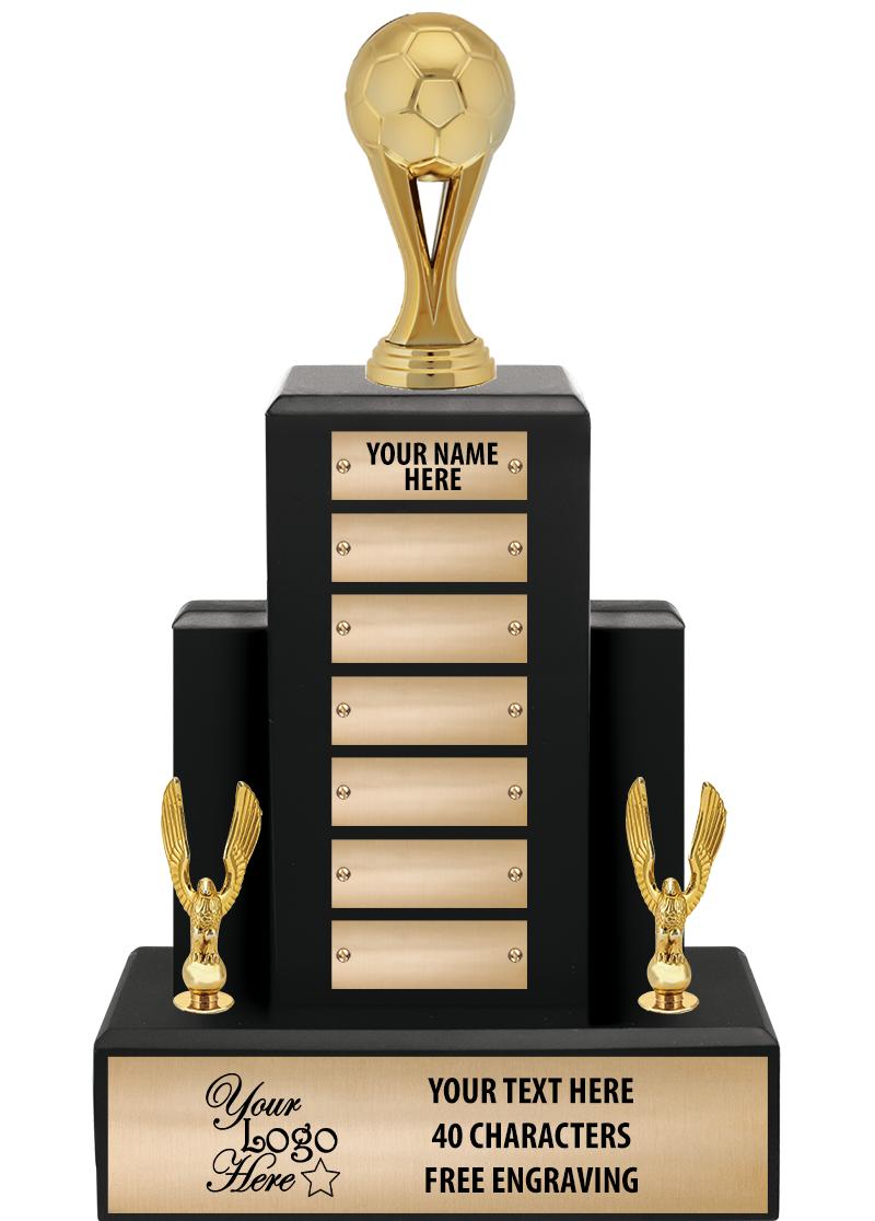 15.75" BLACK WOOD PPTL TROPHY