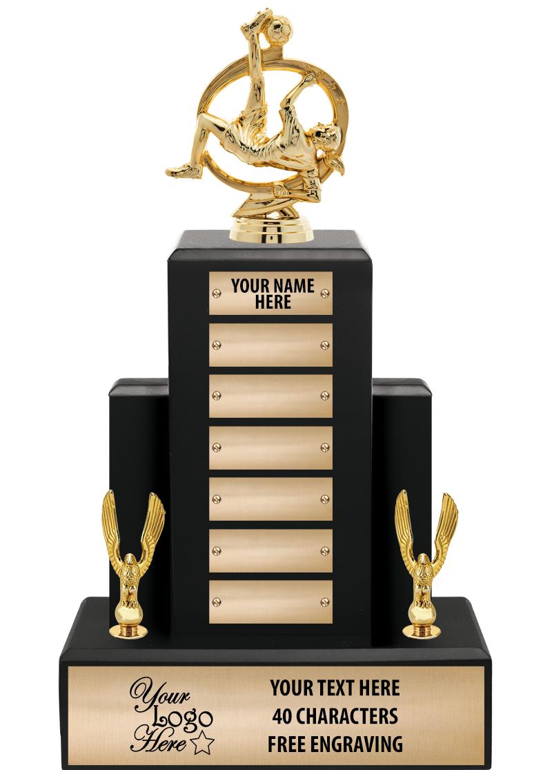 15.75" BLACK WOOD PPTL TROPHY