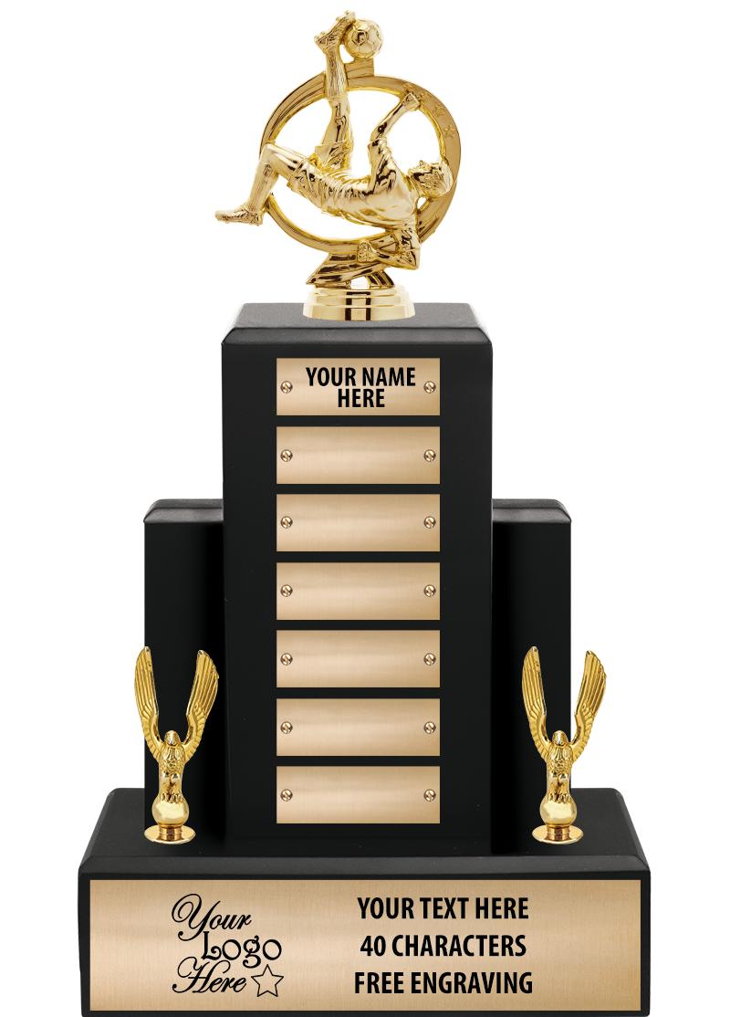 15.75" BLACK WOOD PPTL TROPHY