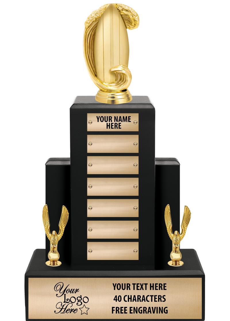 15.75" BLACK WOOD PPTL TROPHY