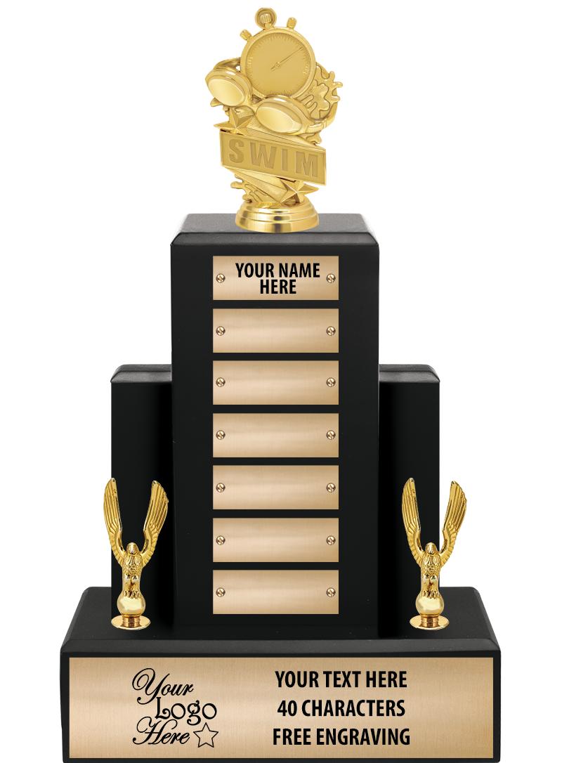 15.75" BLACK WOOD PPTL TROPHY