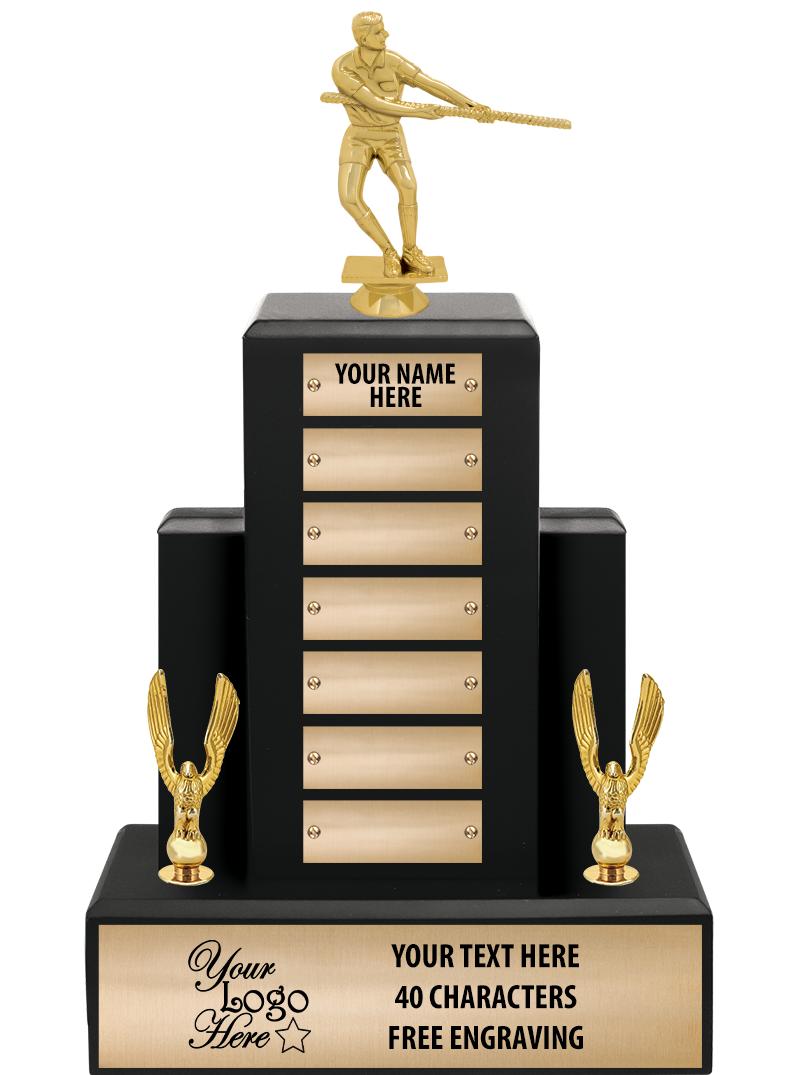 15.75" BLACK WOOD PPTL TROPHY