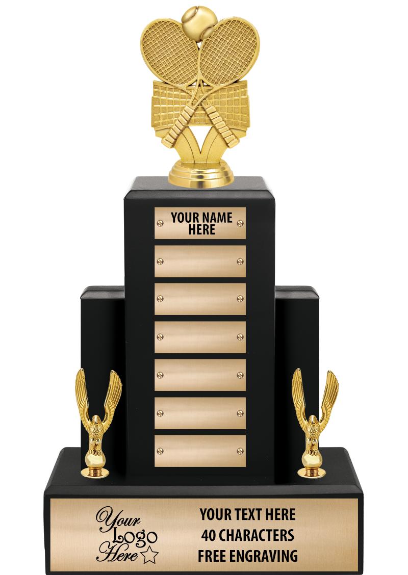 15.75" BLACK WOOD PPTL TROPHY