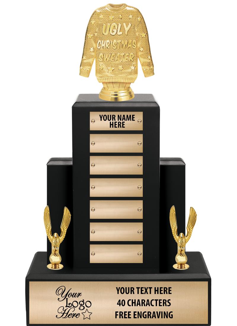 15.75" BLACK WOOD PPTL TROPHY