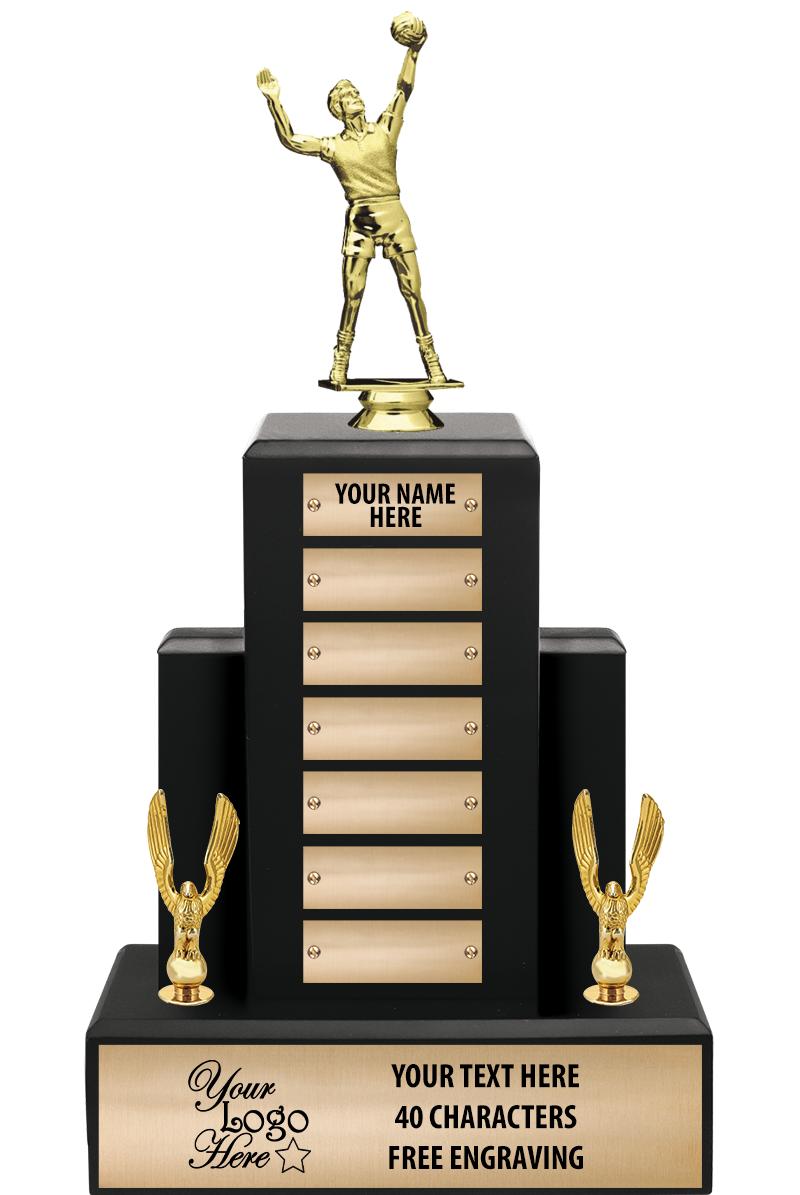 15.75" BLACK WOOD PPTL TROPHY