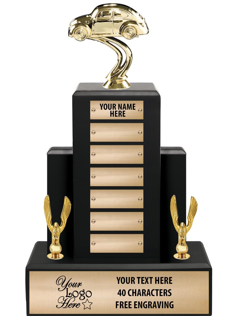 15.75" BLACK WOOD PPTL TROPHY