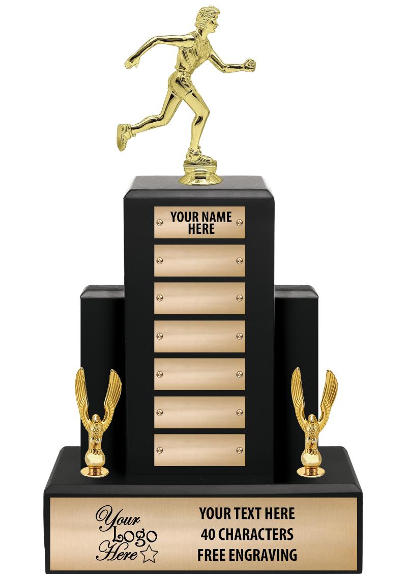 15.75" BLACK WOOD PPTL TROPHY