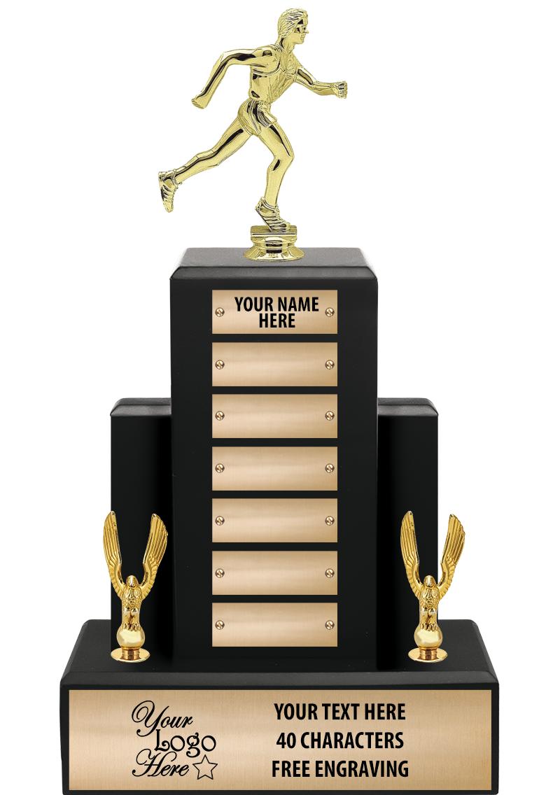 15.75" BLACK WOOD PPTL TROPHY