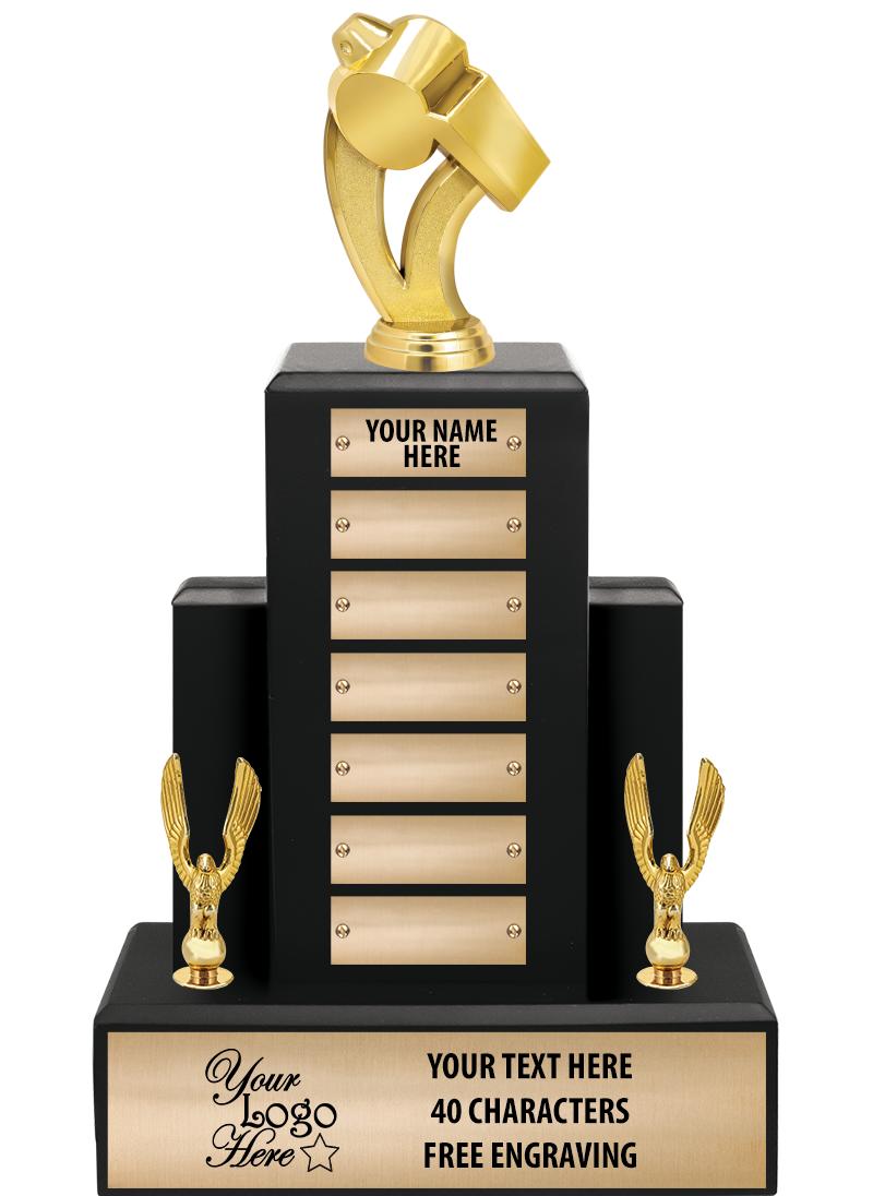 15.75" BLACK WOOD PPTL TROPHY