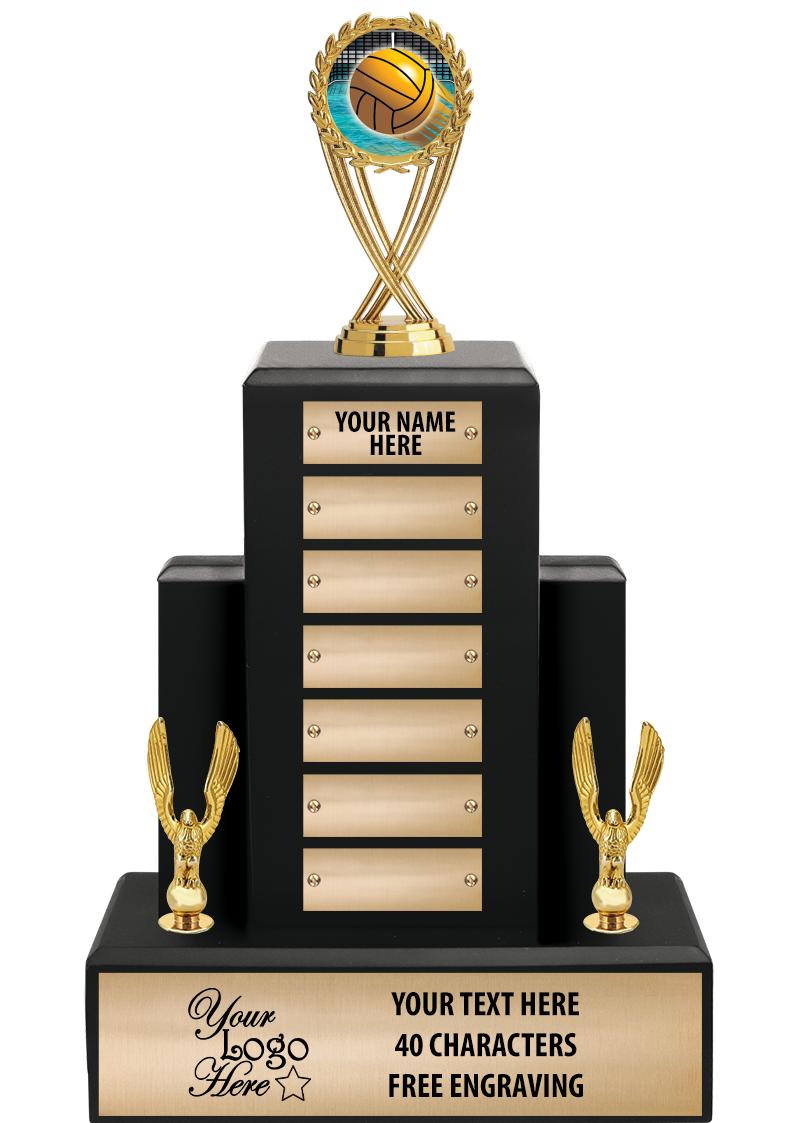 15.75" BLACK WOOD PPTL TROPHY