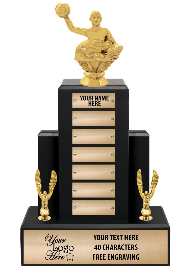 15.75" BLACK WOOD PPTL TROPHY