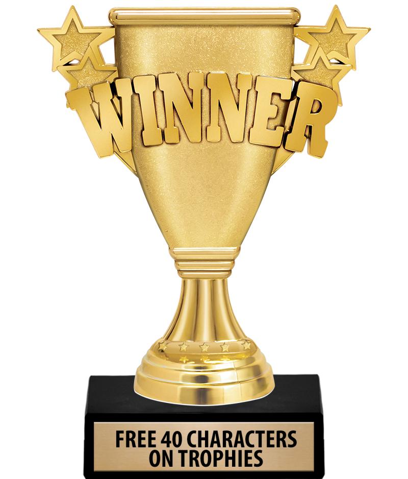 5.75" WINNER CUP - MARBLE BASE