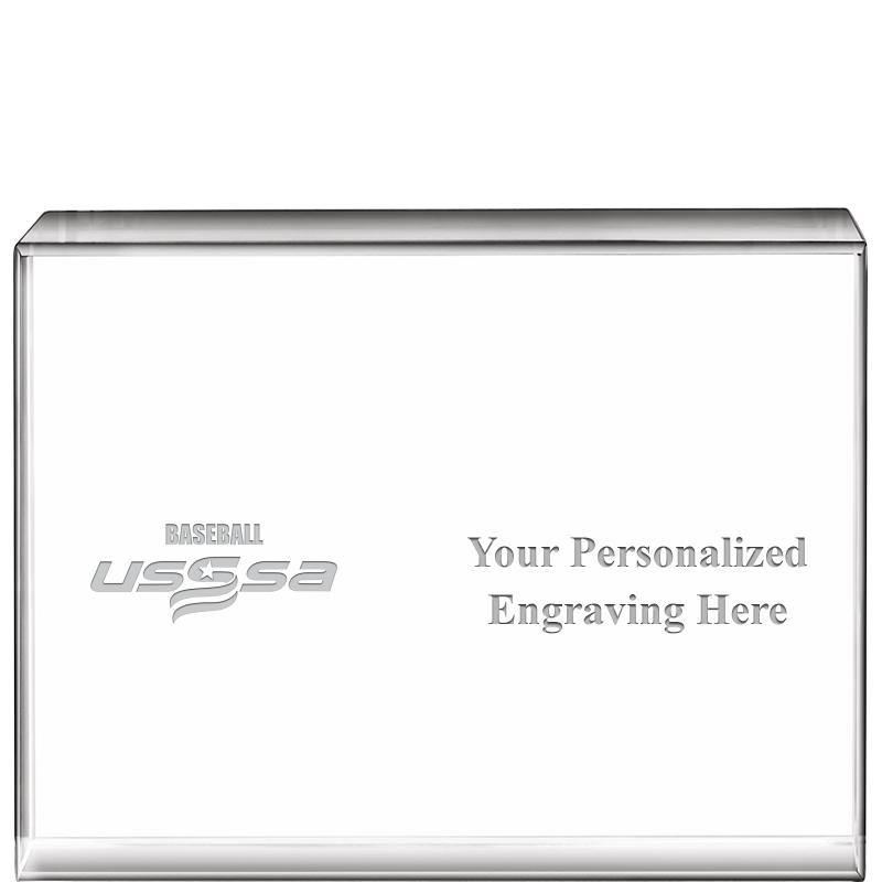 4"x3" USSSA HORIZ DISPLAY CRYS