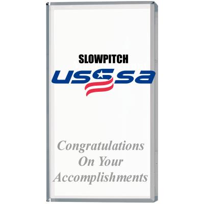 3"x4" USSSA VERT DISPLAY CRYST