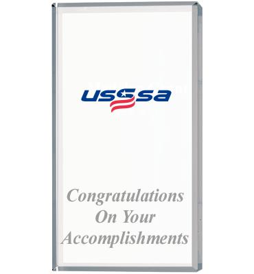 USSSA Vertical Display Crystals