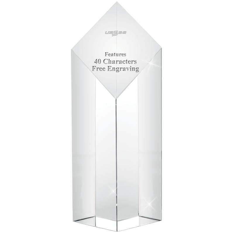 6" DIAMOND PINNACLE CRYSTAL