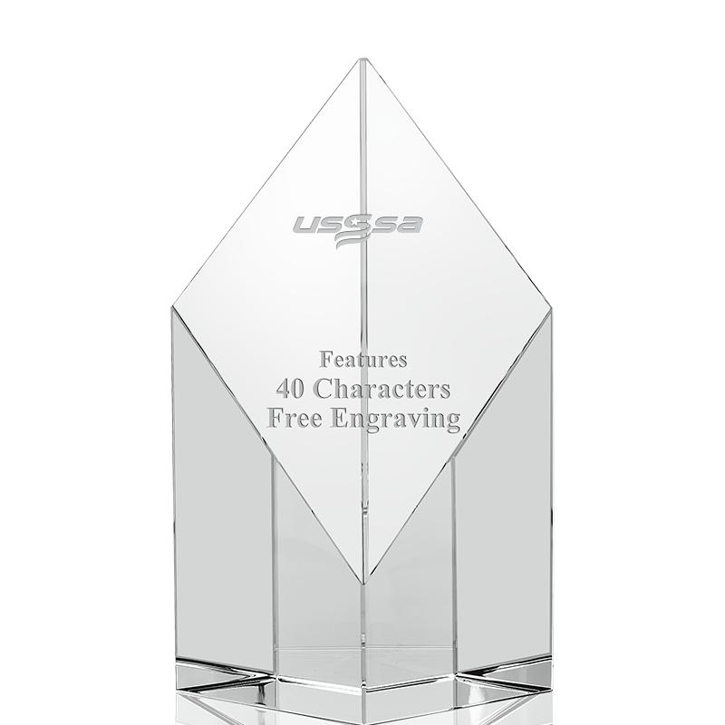 8" DIAMOND PEAK CRYSTAL