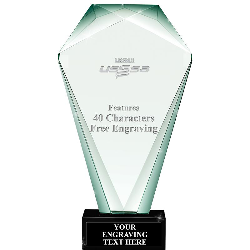 USSSA JADE SHRINE CRYSTAL AWAR