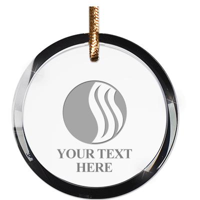 ROUND CRYSTAL ORNAMENT-STOCK