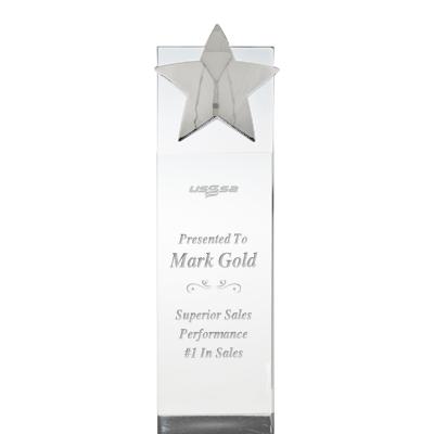 9.5" USSSA REC CRYSTAL TOWER