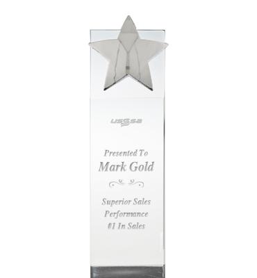 USSSA Star Recognition Crystal Tower