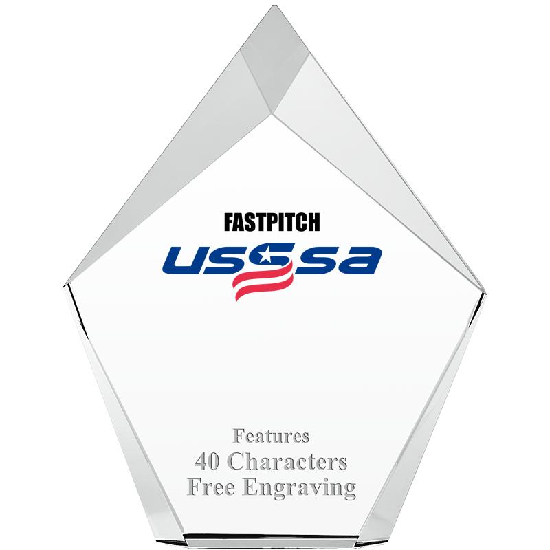 10" VERTEX PRISM CRYSTAL