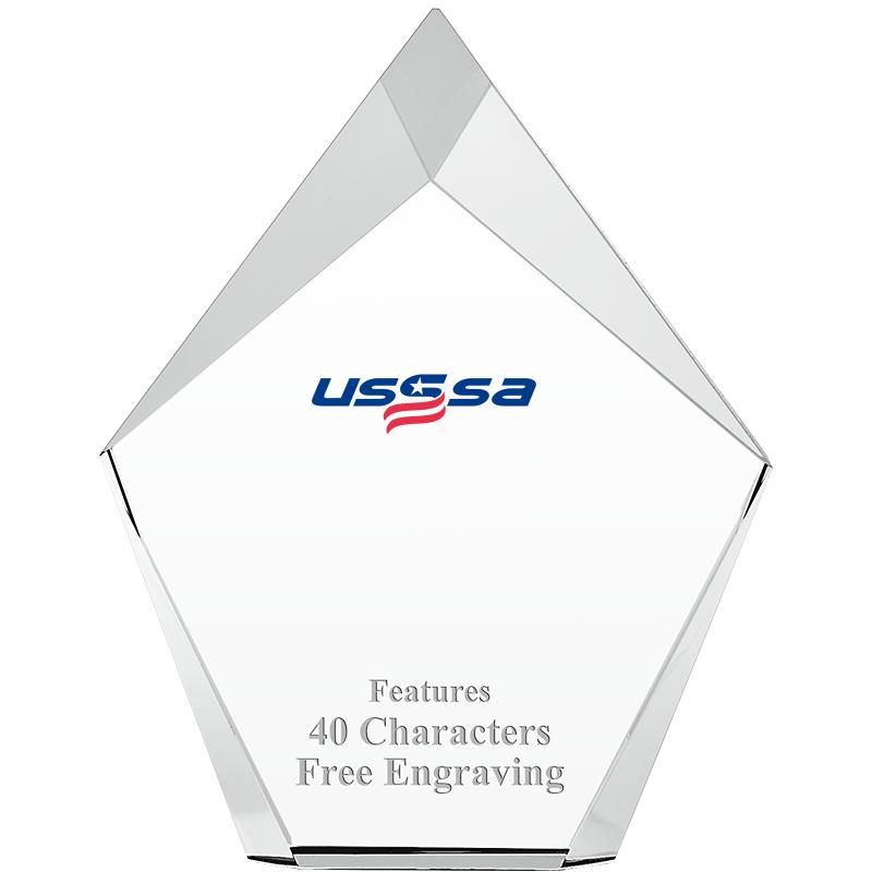 10" VERTEX PRISM CRYSTAL