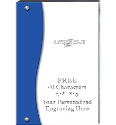 USSSA Azure Accent Wave Acrylic