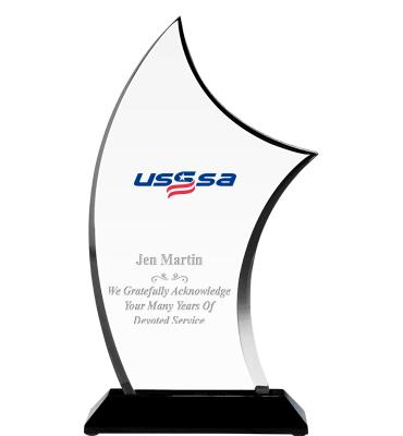 USSSA Pinnacle Skyline Acrylic Awards