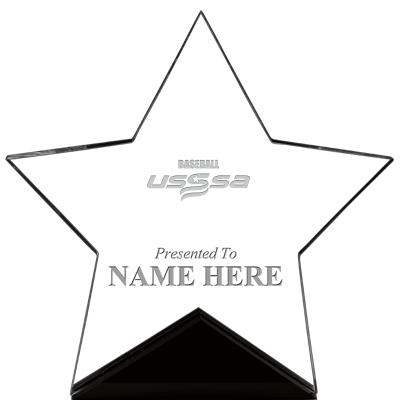 7" USSSA CREST STAR ACRYLIC