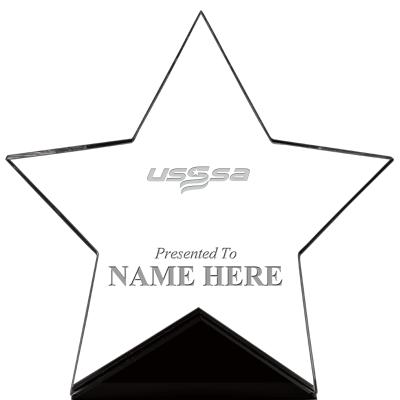 7" USSSA CREST STAR ACRYLIC