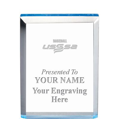 4" USSSA BLUE BILLBOARD ACRYLI