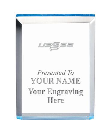 USSSA Blue Billboard Acrylic Award