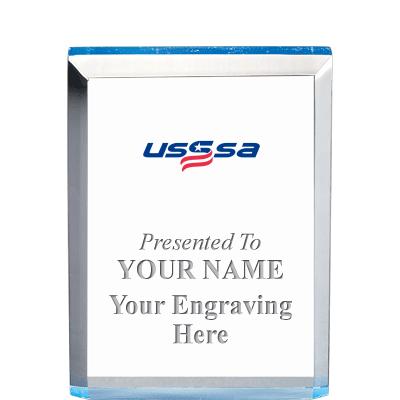 4" USSSA BLUE BILLBOARD ACRYLI