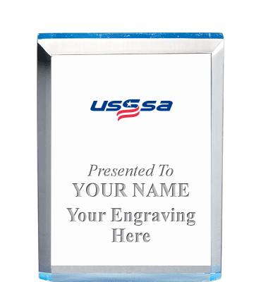 USSSA Blue Billboard Acrylic Award