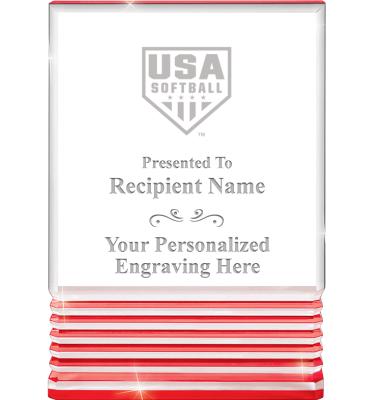 USA Softball Red Rockwell Acrylics