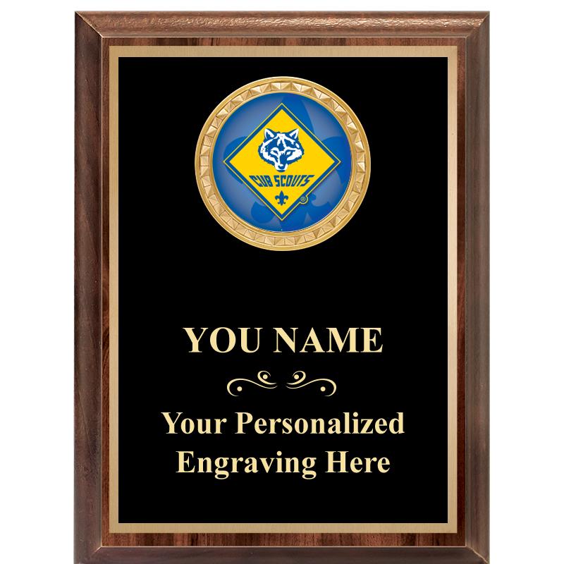 6X8 EXECUTIVE WOOD INS PLQ