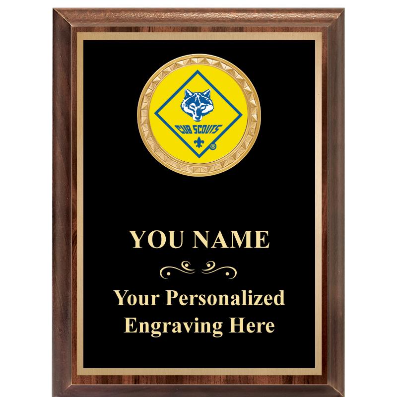 6X8 EXECUTIVE WOOD INS PLQ