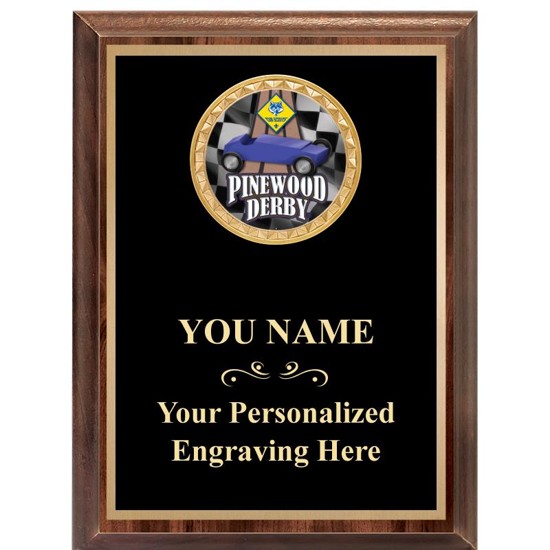 6X8 EXECUTIVE WOOD INS PLQ