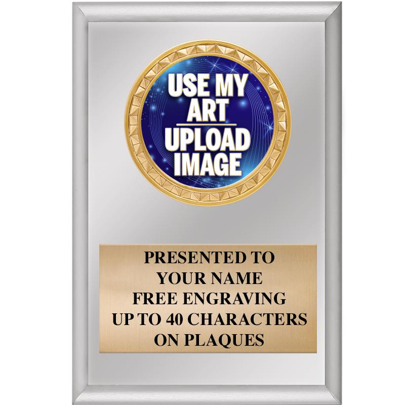 4" X 6" SILVER INSERT PLQ