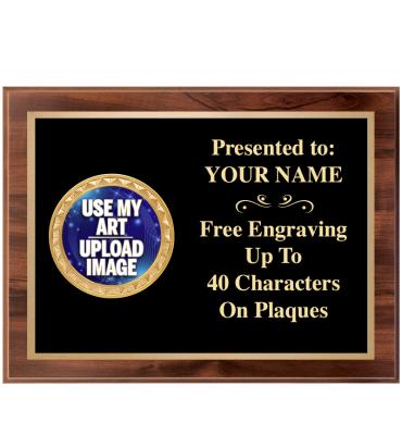 Executive Wood Horizontal Insert Plaque