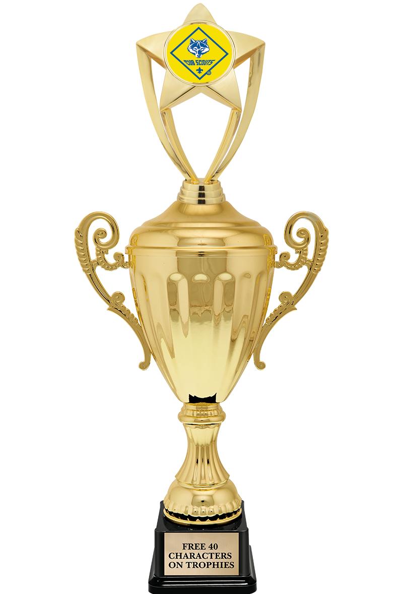 15.43" GD ACCLDE CUP TRP W FIG