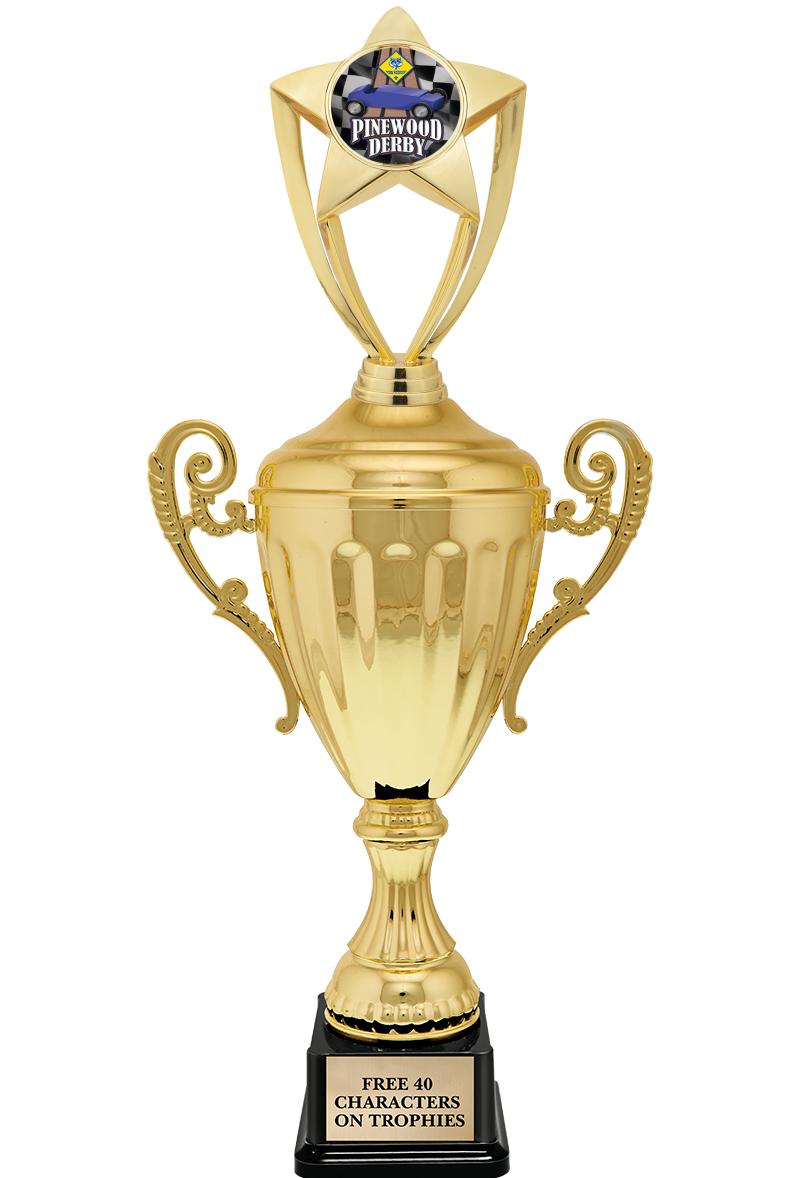 15.43" GD ACCLDE CUP TRP W FIG