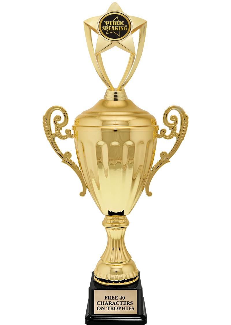 15.43" GD ACCLDE CUP TRP W FIG