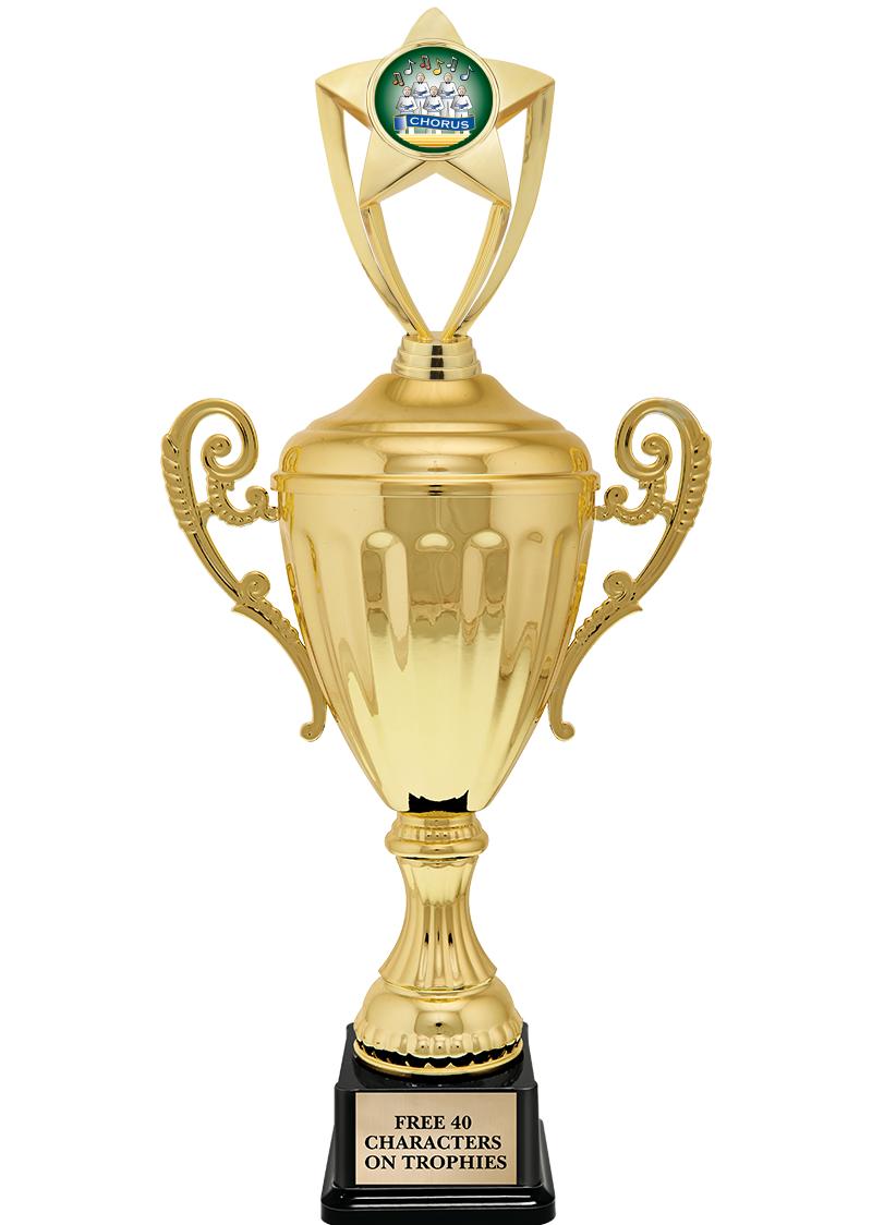 15.43" GD ACCLDE CUP TRP W FIG