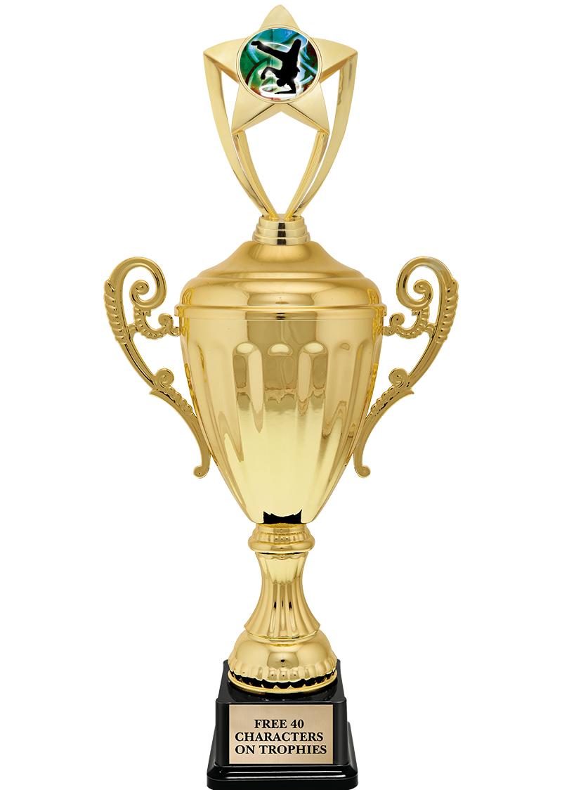 15.43" GD ACCLDE CUP TRP W FIG